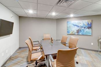 Berkshire Central Apartments Resident Club with Work-From-Home Spaces and Work Pods 9436 Ulysses Street NE, Blaine, MN 55434
